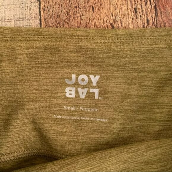 JoyLab womens size small green fleece lined leggings - Picture 2 of 8